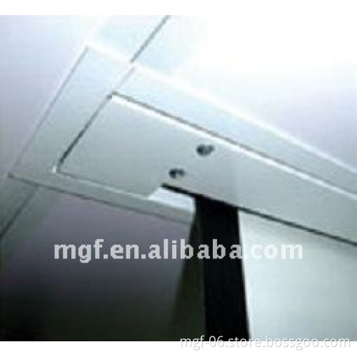 120'' hidden in ceiling projector screen motorized built hidden in ceiling projector screen